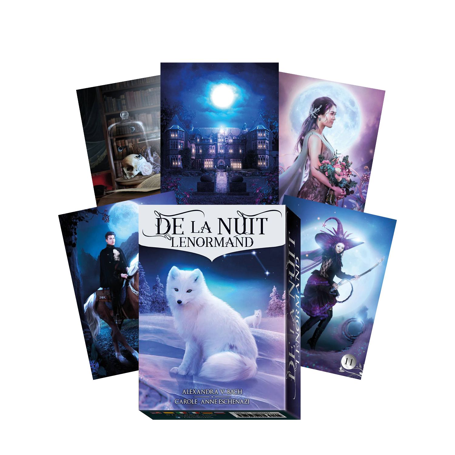 De La Nuit Lenormand Orakelkarten von Lo Scarabeo – Nächtliche Eleganz & klare Orakelsprache