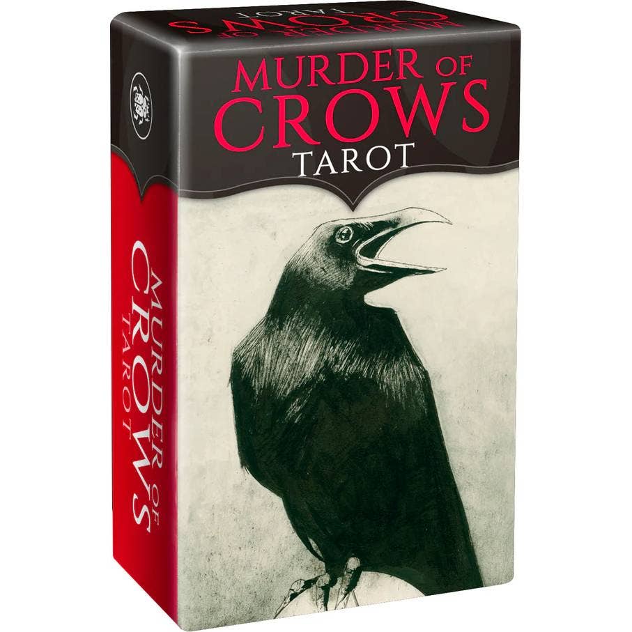 Mord von Krähen MINI Tarotkarten Lo Scarabeo – Prophezeiung, Schatten & die Weisheit der Krähen