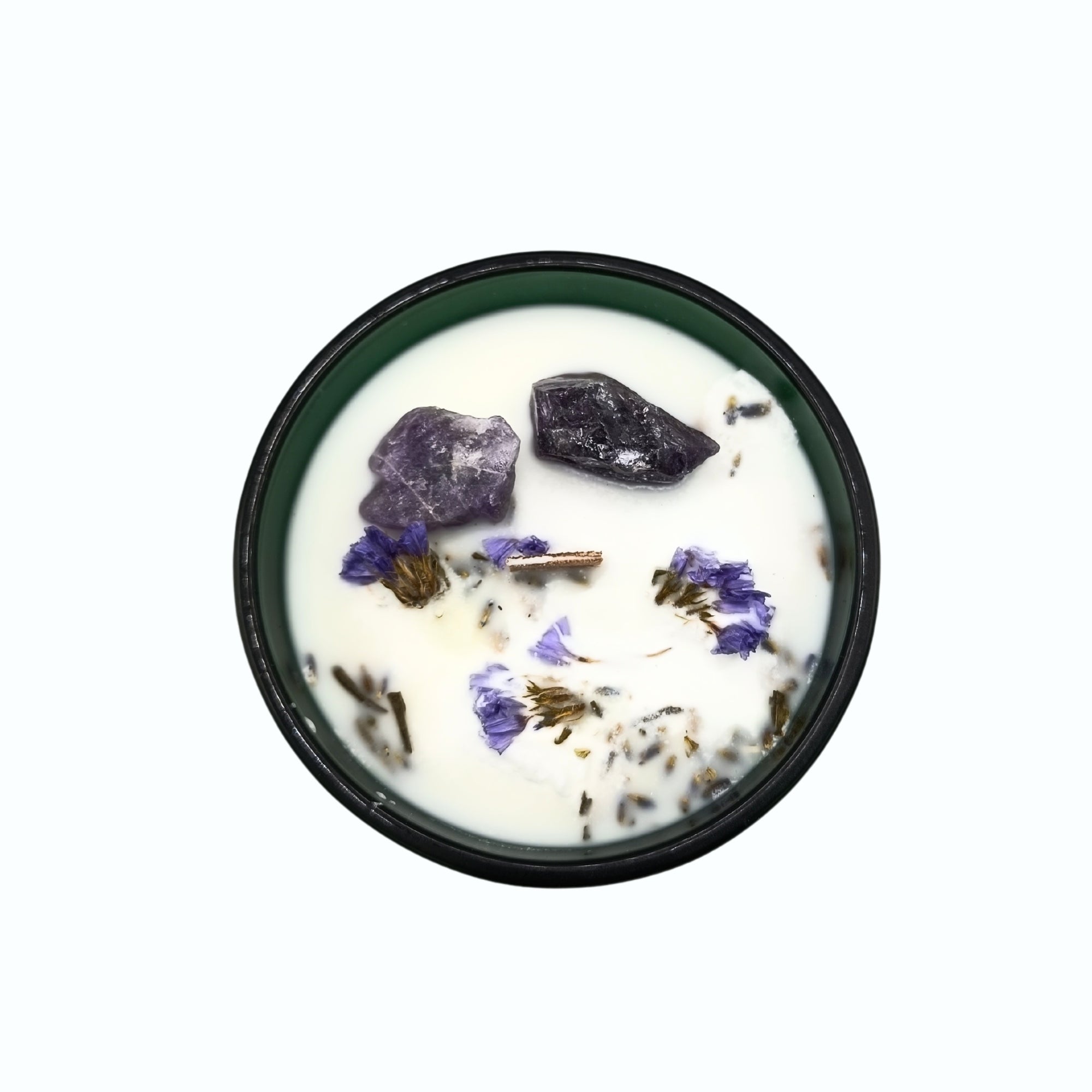 The Moon – Kristallkerze mit Amethyst & Lavendel
