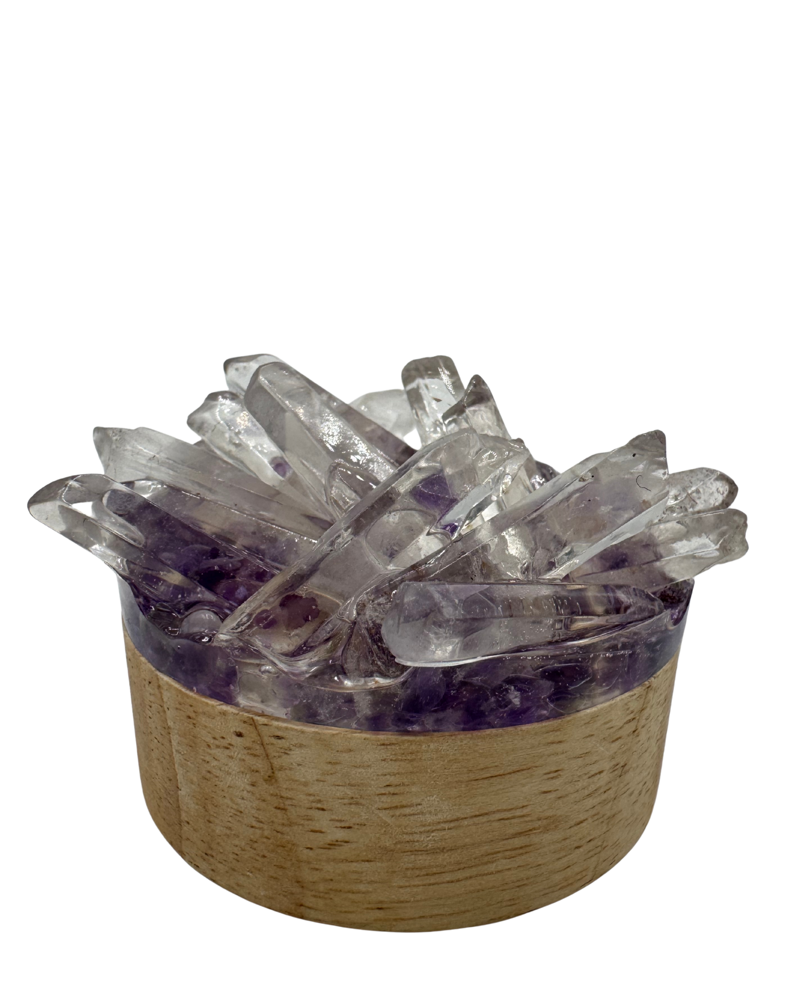 Amethyst Kristalllampe – Magisches Licht für deine Seele 🔮✨