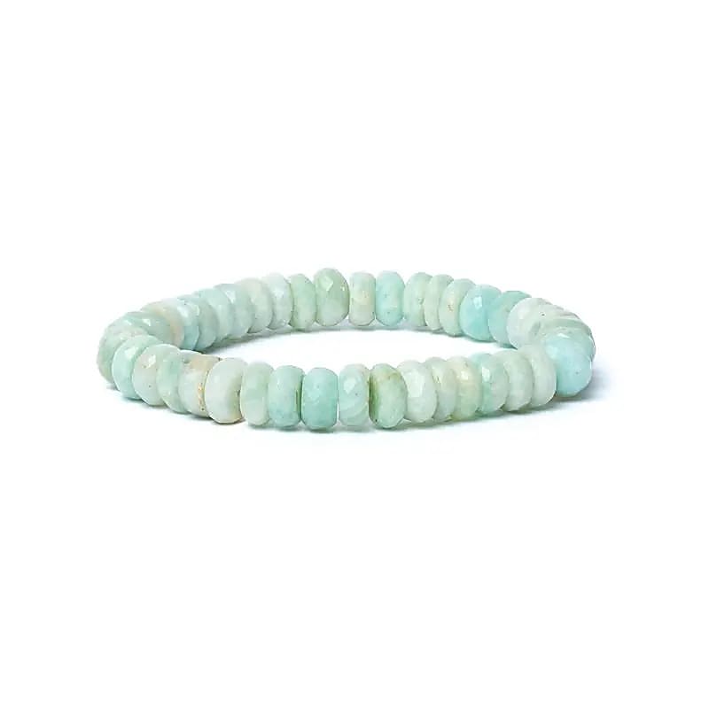 Armband Amazonit Facette – AA Qualität | Harmonie & innere Wahrheit 8mm