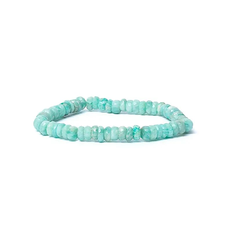 Armband Amazonit Facette – AA Qualität | Harmonie & innere Wahrheit (6 mm)