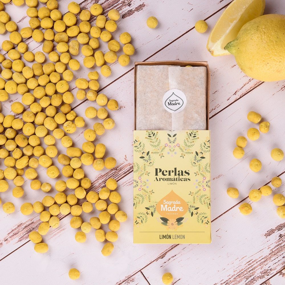 Sagrada Madre Aromatic Pearls Lemon – Aromaperlen für langanhaltenden Zitrusduft