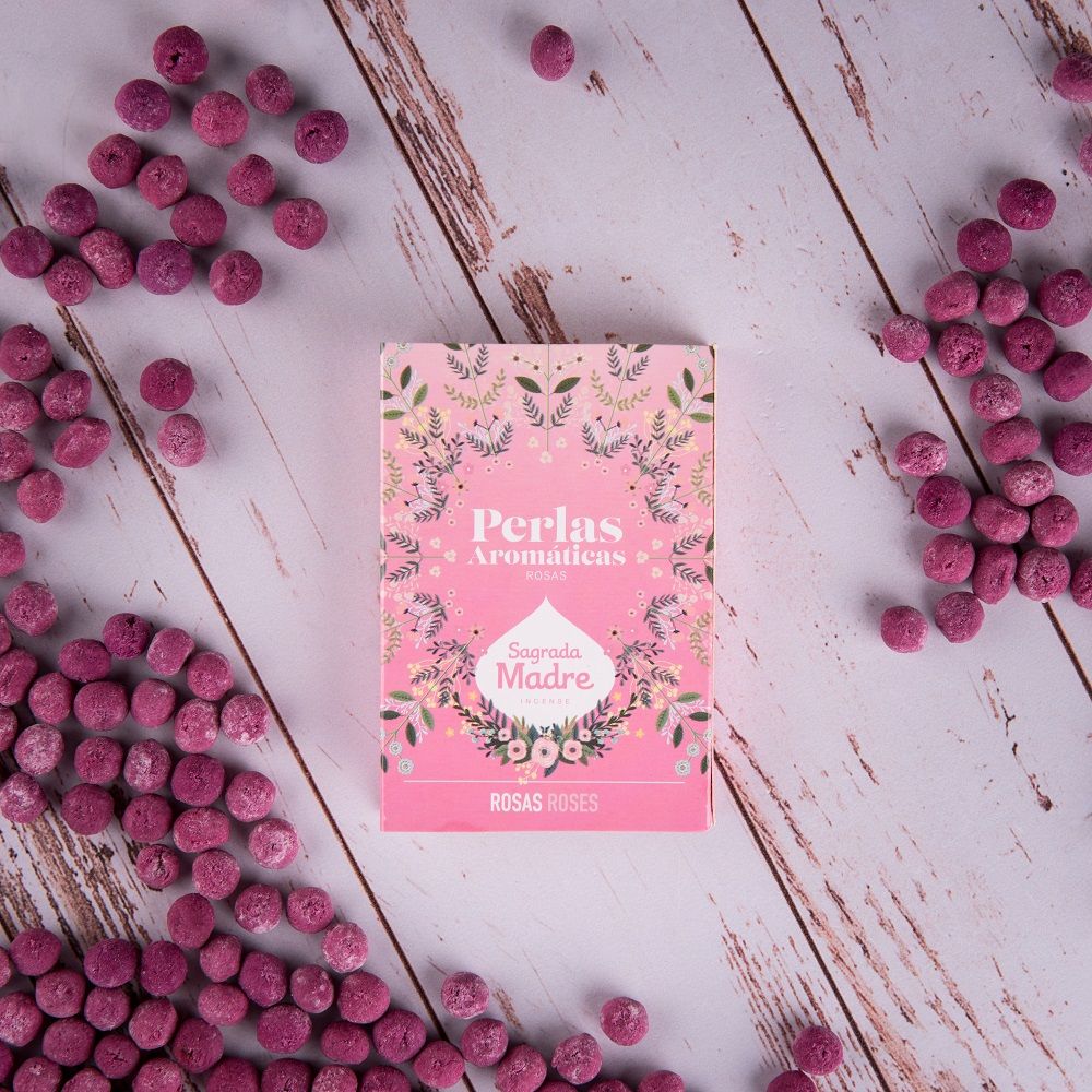 Sagrada Madre Aromatic Pearls Rose – Aromaperlen für langanhaltenden Rosenduft