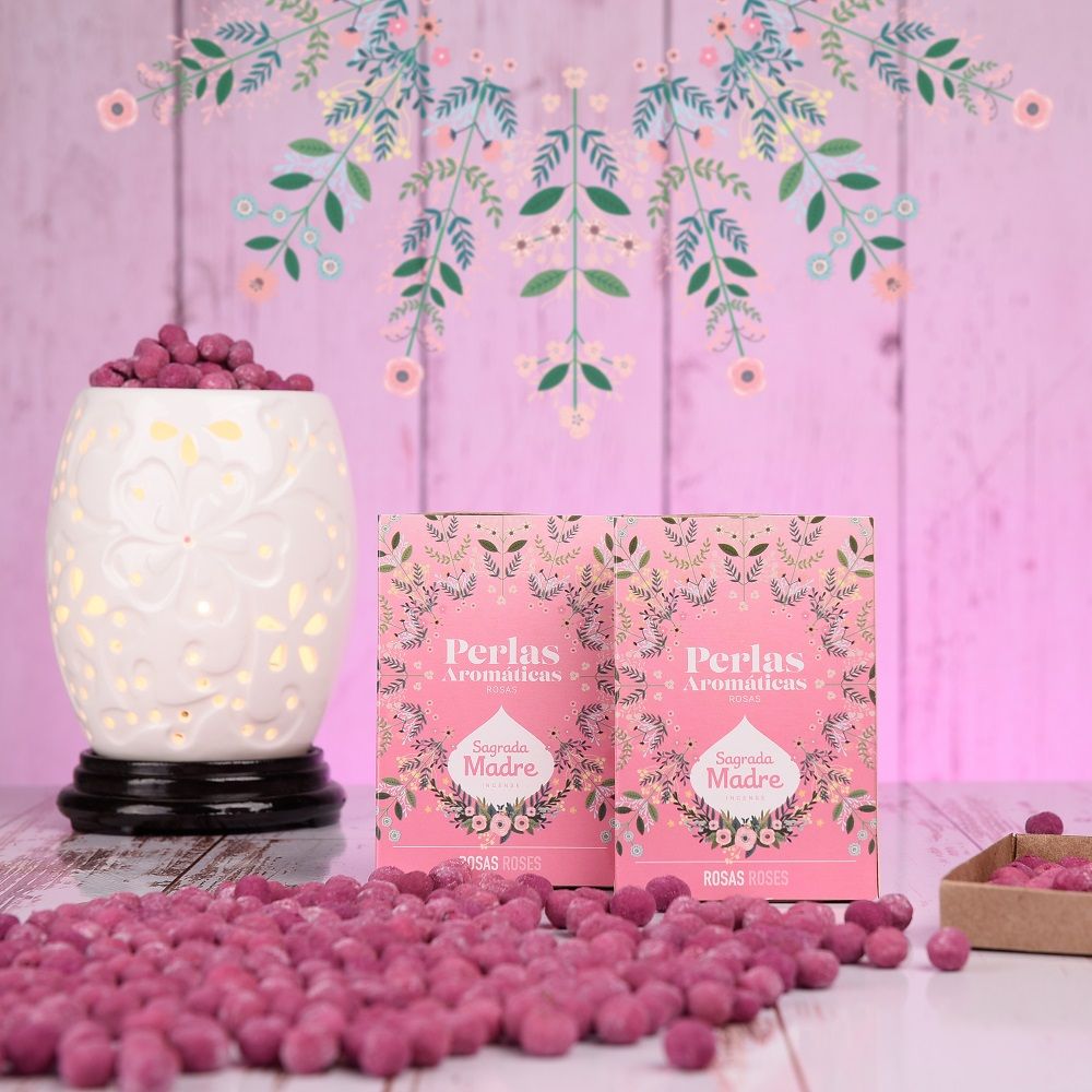 Sagrada Madre Aromatic Pearls Rose – Aromaperlen für langanhaltenden Rosenduft