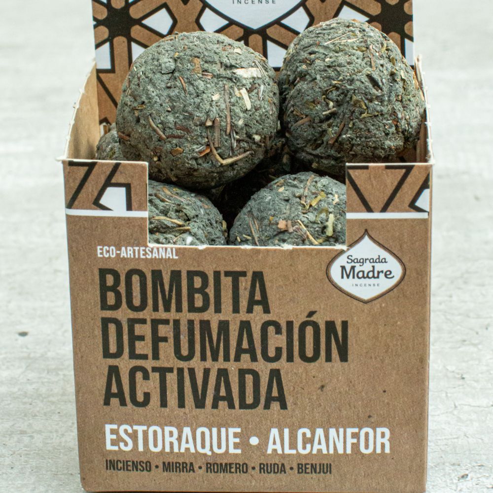 Sagrada Madre, Kampfer & Estoraque Smudge Bomb – Klärung, Schutz & positive Energie