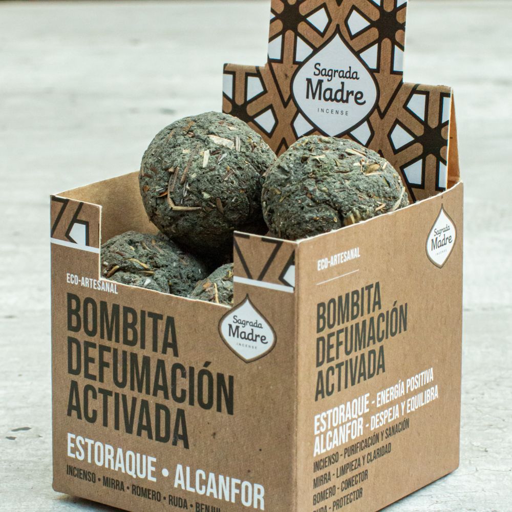 Sagrada Madre, Kampfer & Estoraque Smudge Bomb – Klärung, Schutz & positive Energie
