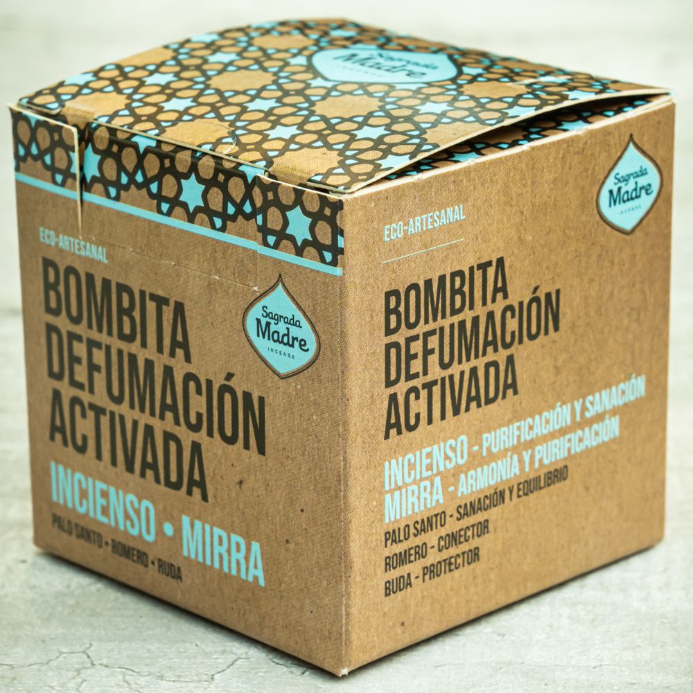 Sagrada Madre, Weihrauch & Myrrhe Smudge Bomb – Reinigung, Schutz & spirituelle Harmonie