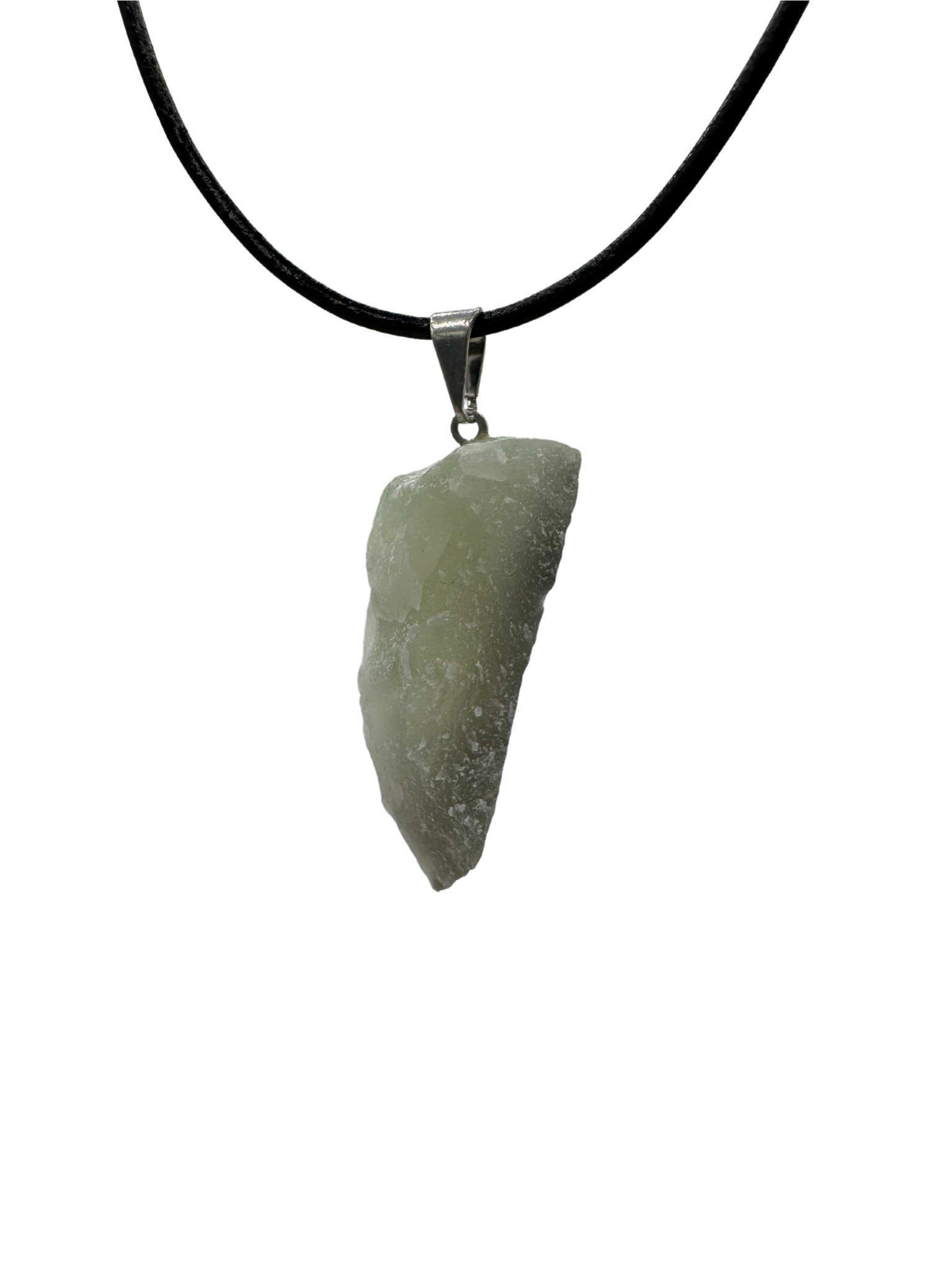 Neue Jade (Serpentin) – Rohsteinanhänger für Leichtigkeit & innere Ruhe
