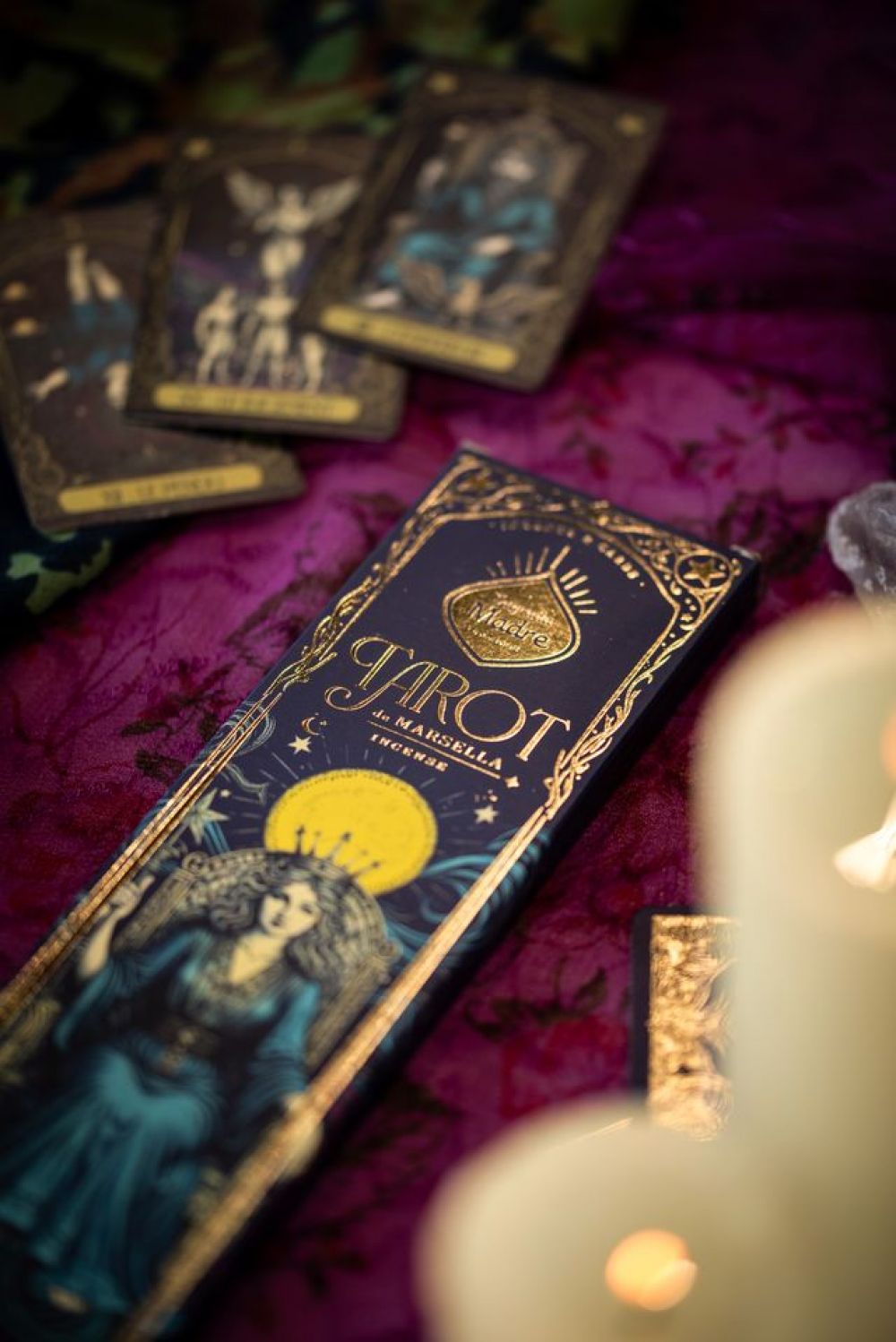 Sagrada Madre – Tarot von Marseille Räucherstäbchen – Sandelholz & Weihrauch - Kreativität