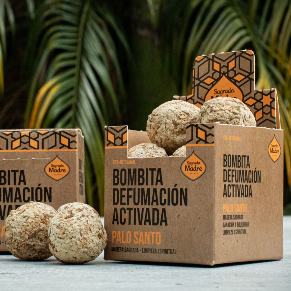Sagrada Madre, Palo Santo Smudge Bomb – Heiliges Holz für spirituelle Reinigung & Balance