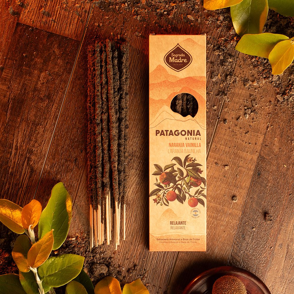 Sagrada Madre Räucherstäbchen Patagonia Orange Vanilla Incense
