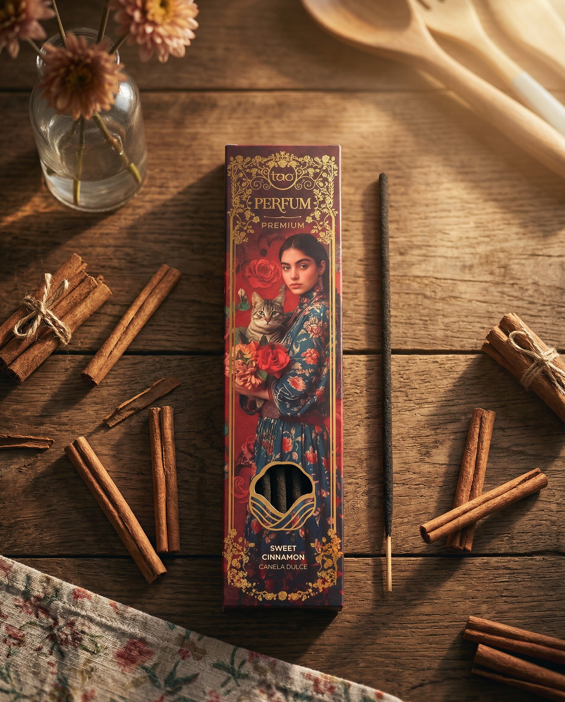 Sagrada Madre Tao Parfum Räucherstäbchen Sweet Cinnamon