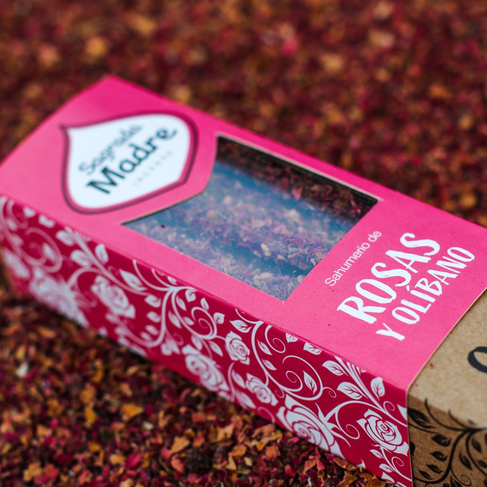 Räucherstäbchen – Rose & OlĂbano Handgemachtes Natur-Räucherwerk von Sagrada Madre | Liebe, Harmonie & Spirituelle Erneuerung