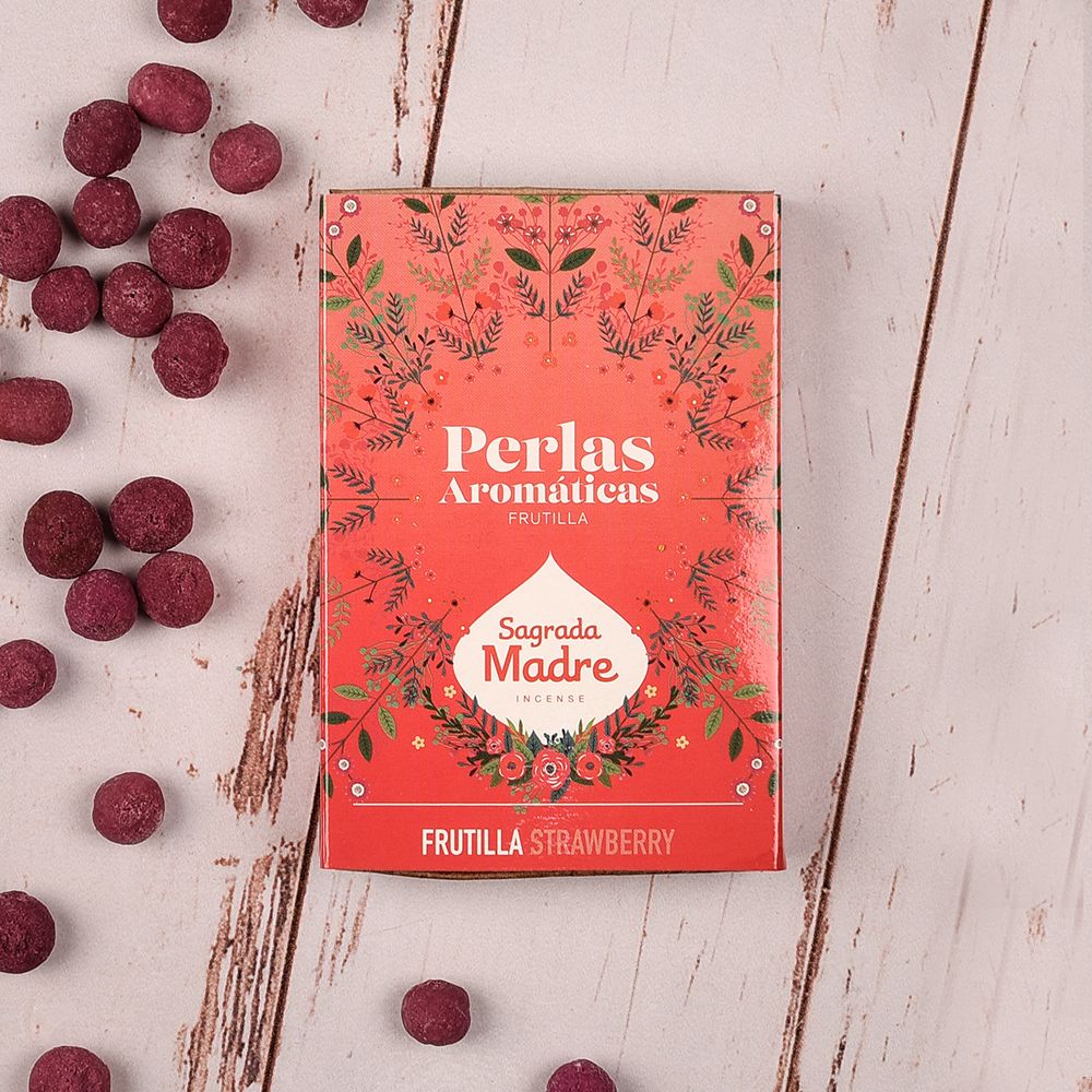 Sagrada Madre Aromatic Pearls Strawberry – Aromaperlen für langanhaltenden Erdbeerduft