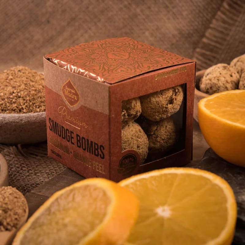 Sagrada Madre Premium Smudge Bomb Olibanum & Orange