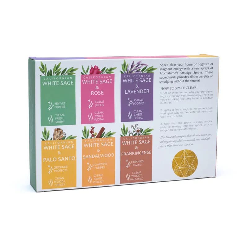 Smudgespray Weißer Salbei, 6er Set, Aromafume
