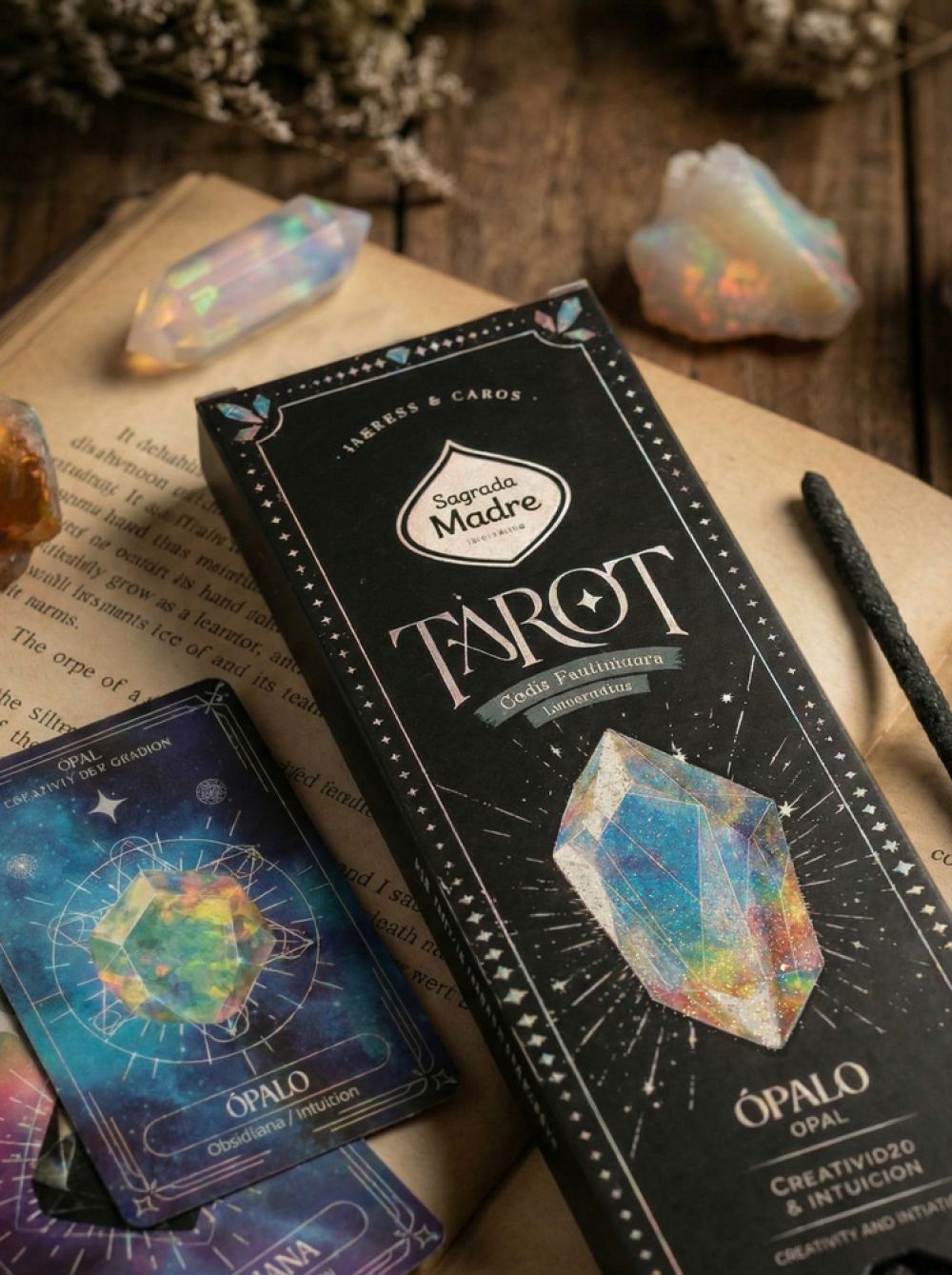 Sagrada Madre Tarot Gems Räucherstäbchen – Opal, Olibanum & Myrrhe