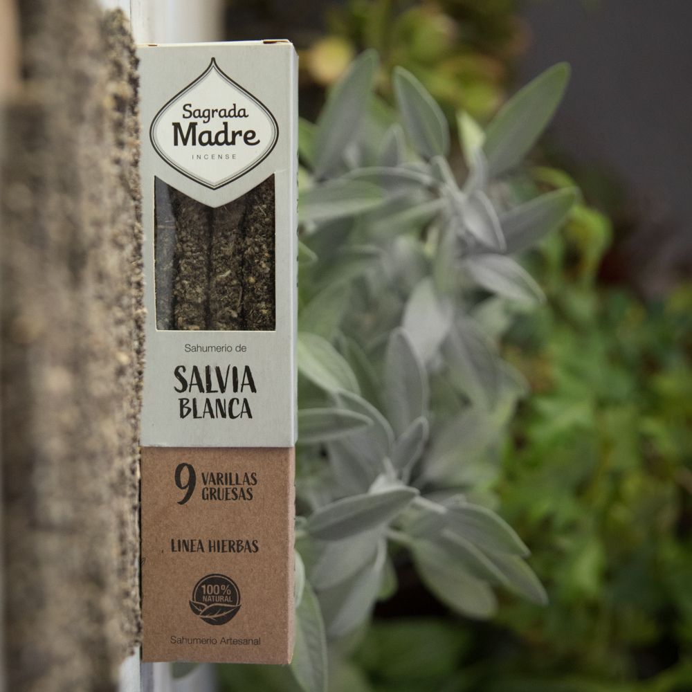 Räucherstäbchen – Weiße Salbei & Copal Handgemachtes Natur-Räucherwerk von Sagrada Madre | Reinigung, Schutz & Fülle