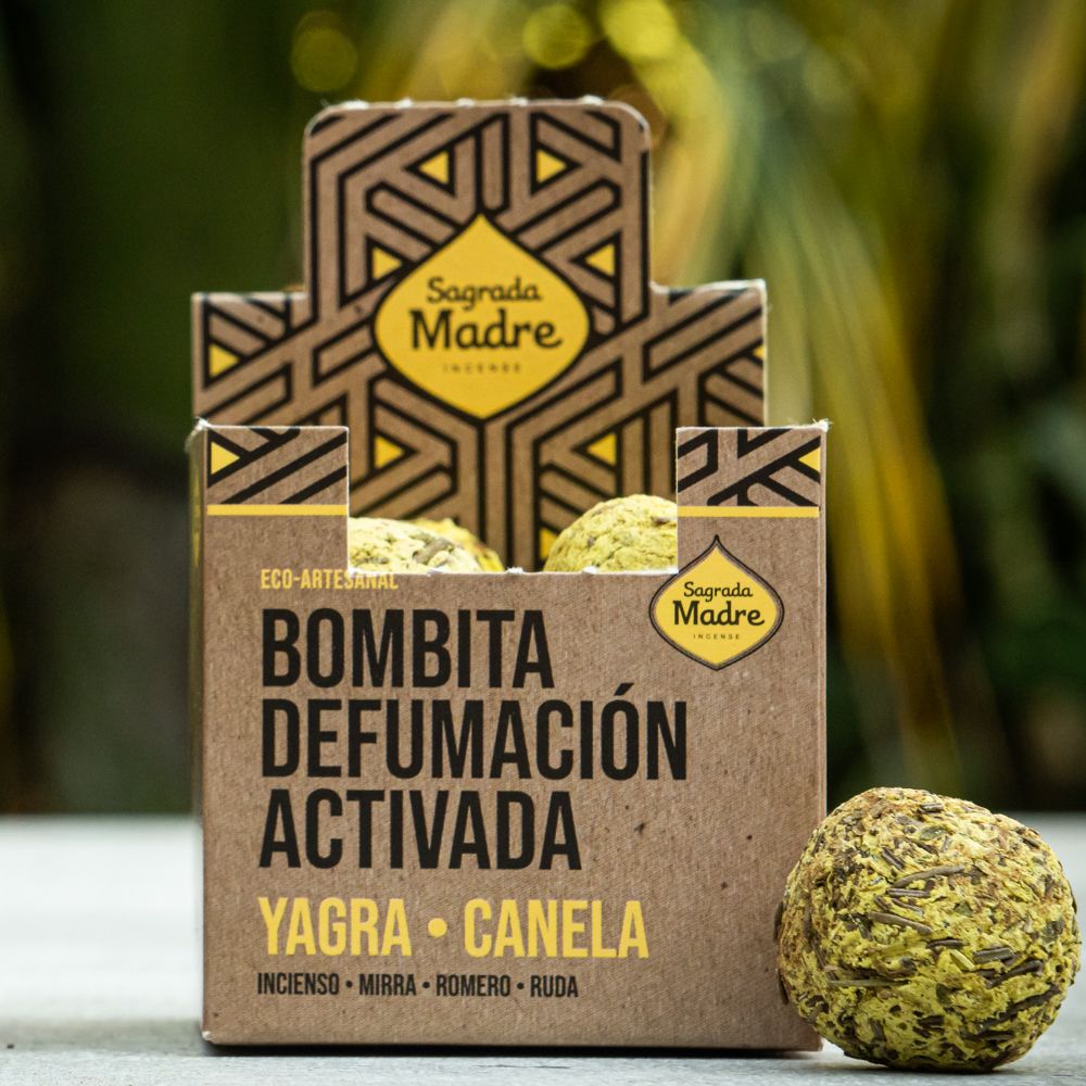 Sagrada Madre, Yagra & Zimt Smudge Bomb – Wohlstand, Schutz & spirituelle Reinigung
