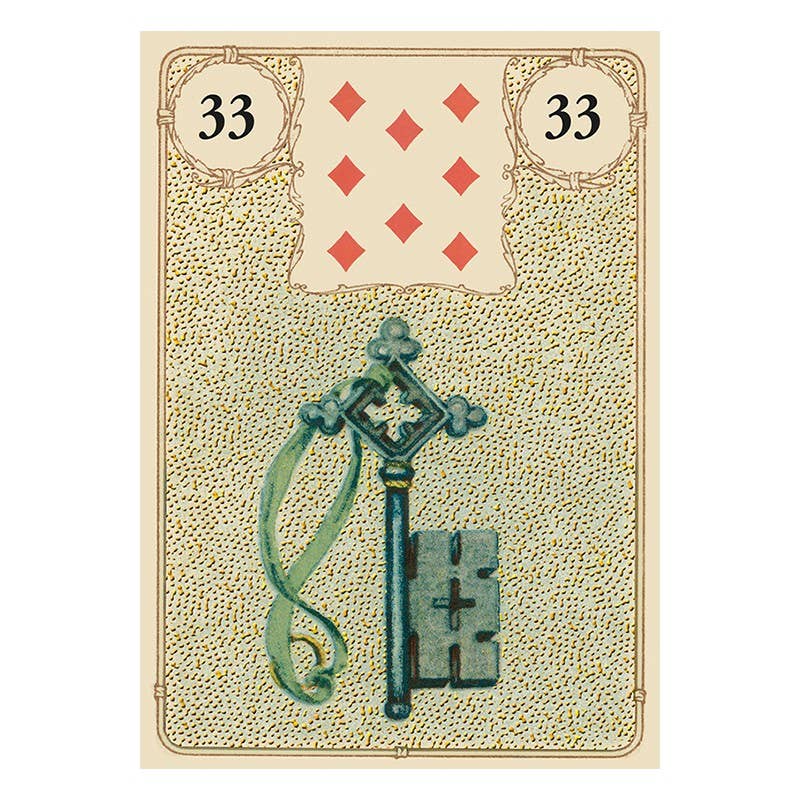 Golden Lenormand Orakelkarten von Lo Scarabeo