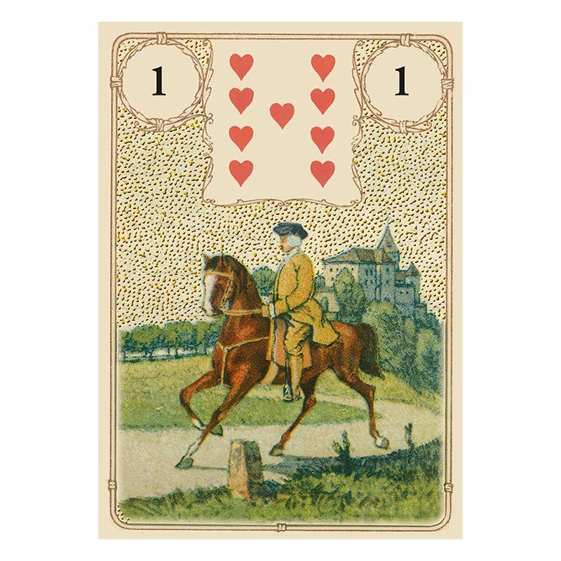Golden Lenormand Orakelkarten von Lo Scarabeo