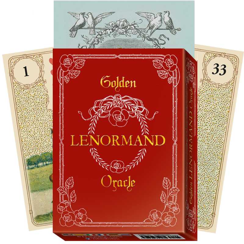 Golden Lenormand Orakelkarten von Lo Scarabeo