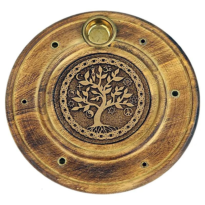 Räucherstab- Weihrauchkegelhalter Baum des Lebens