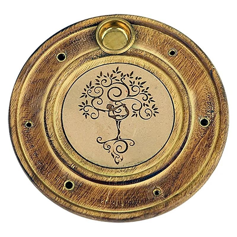 Räucherstäbchen-Weihrauchkegelhalter Yoga Tree