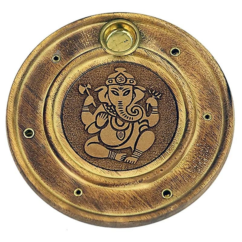 Räucherstäbchen-Weihrauchkegelhalter Ganesha