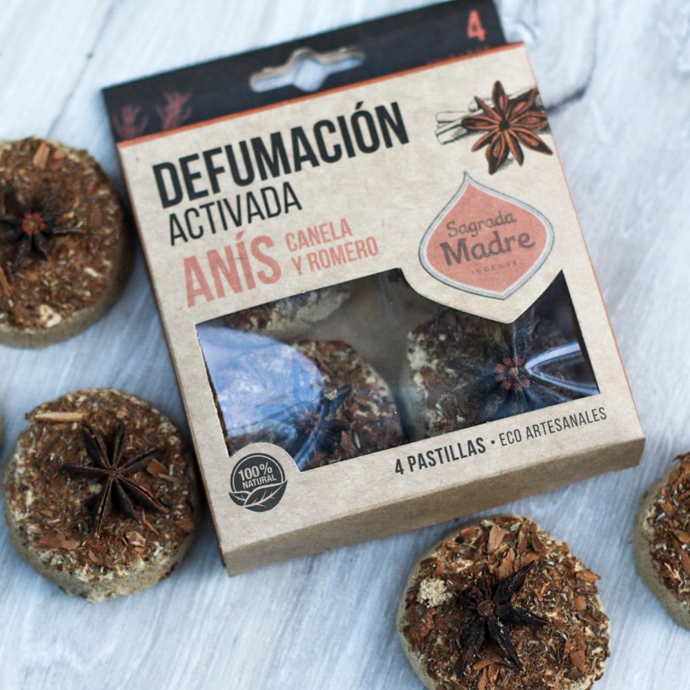 Sagrde Madre Charcoal Disk with herbs