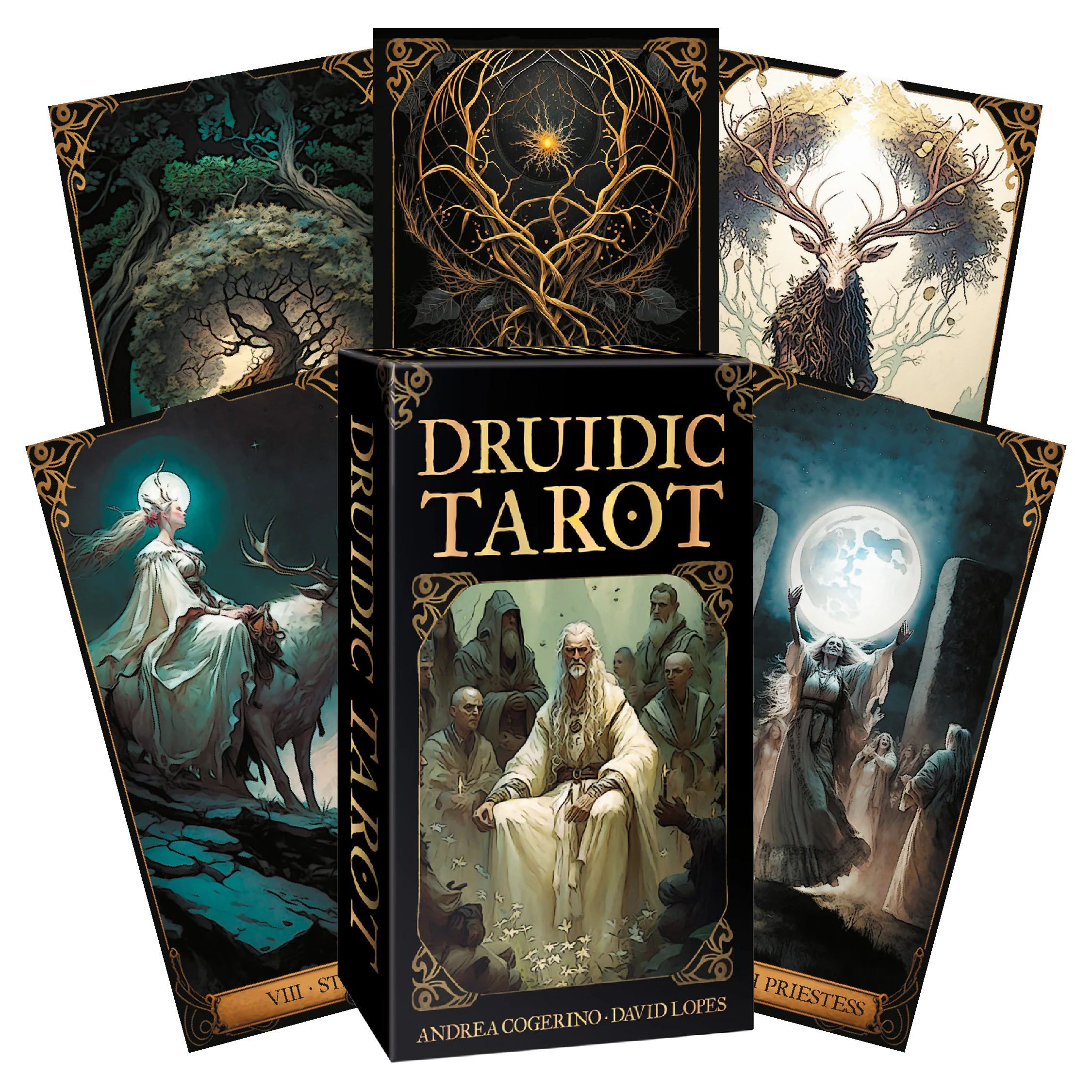 Druidische Tarotkarten von Lo Scarabeo - Naturmagie, keltische Weisheit & uralte Rituale