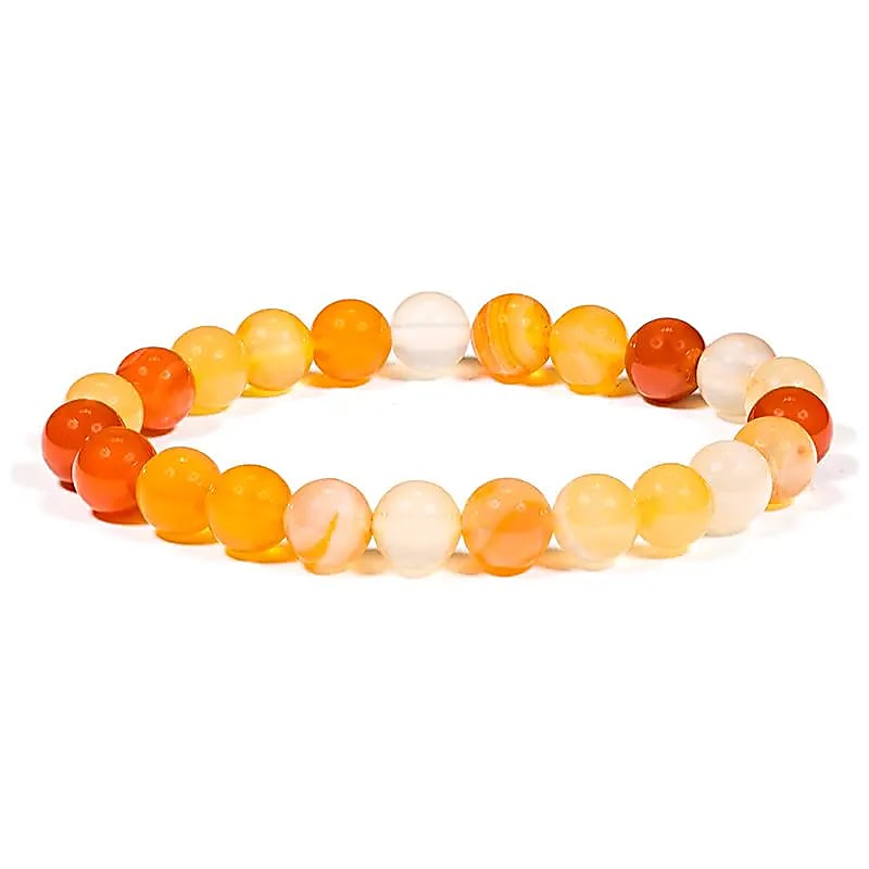 🧡 Armband „Karneol“ – Energie, Kreativität & emotionaler Schutz