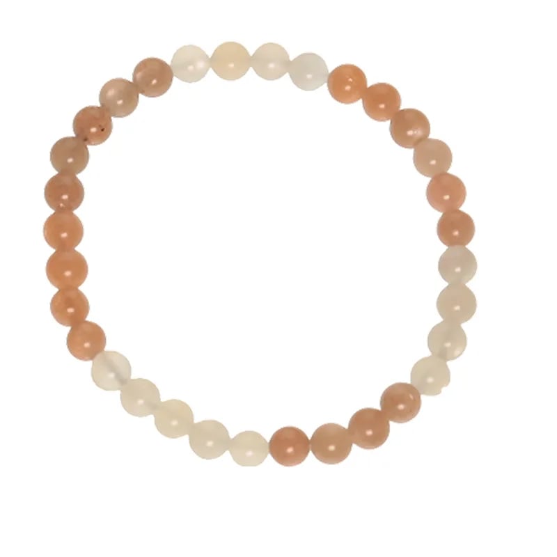 🌙 Armband „Mondstein“ – Traumstein, Intuition & sanfte Balance