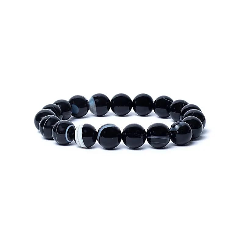 🧿 Armband „Shivas Auge“ Achat – AA Qualität