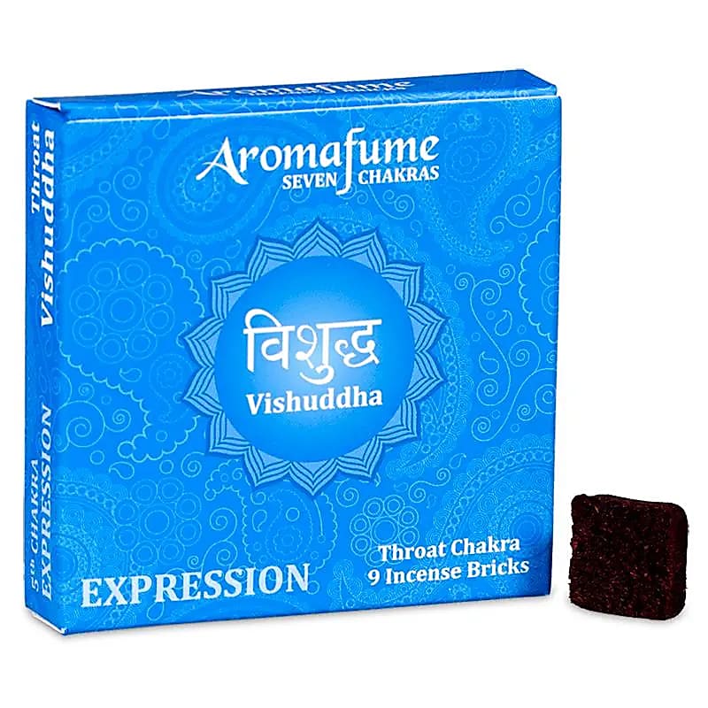 Aromafume Chakra-Weihrauchblöcke – 5. Chakra (Kehlchakra)