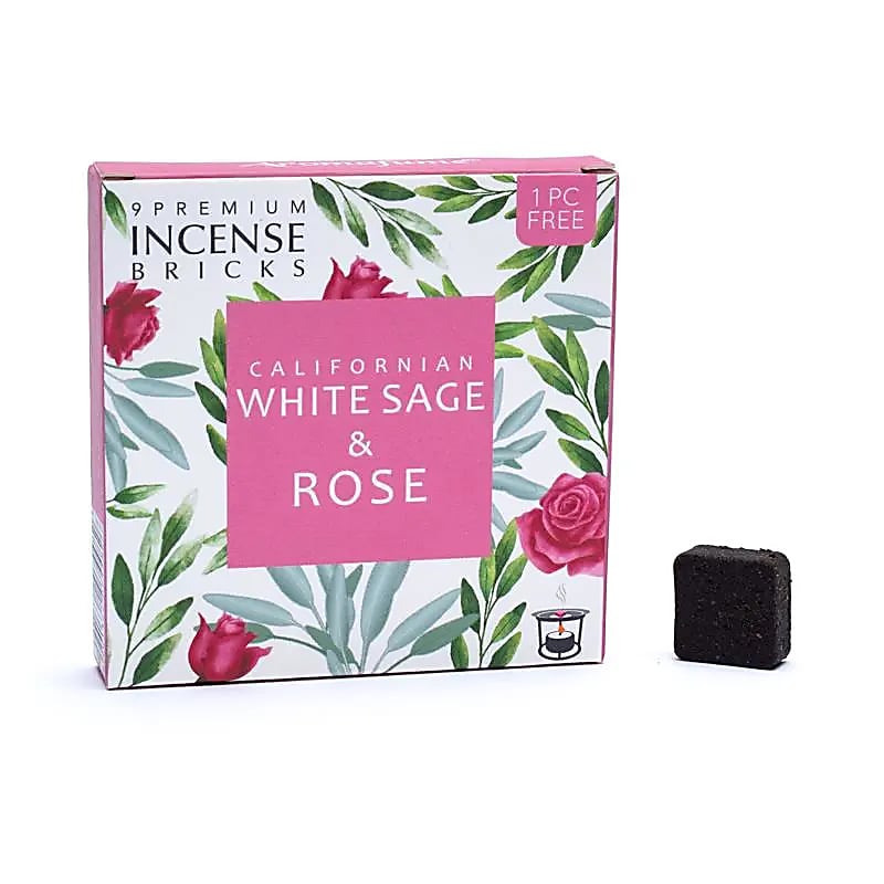 Aromafume Weihrauchblöcke „Weißer Salbei & Rose“ – Reinigung & Herzöffnung