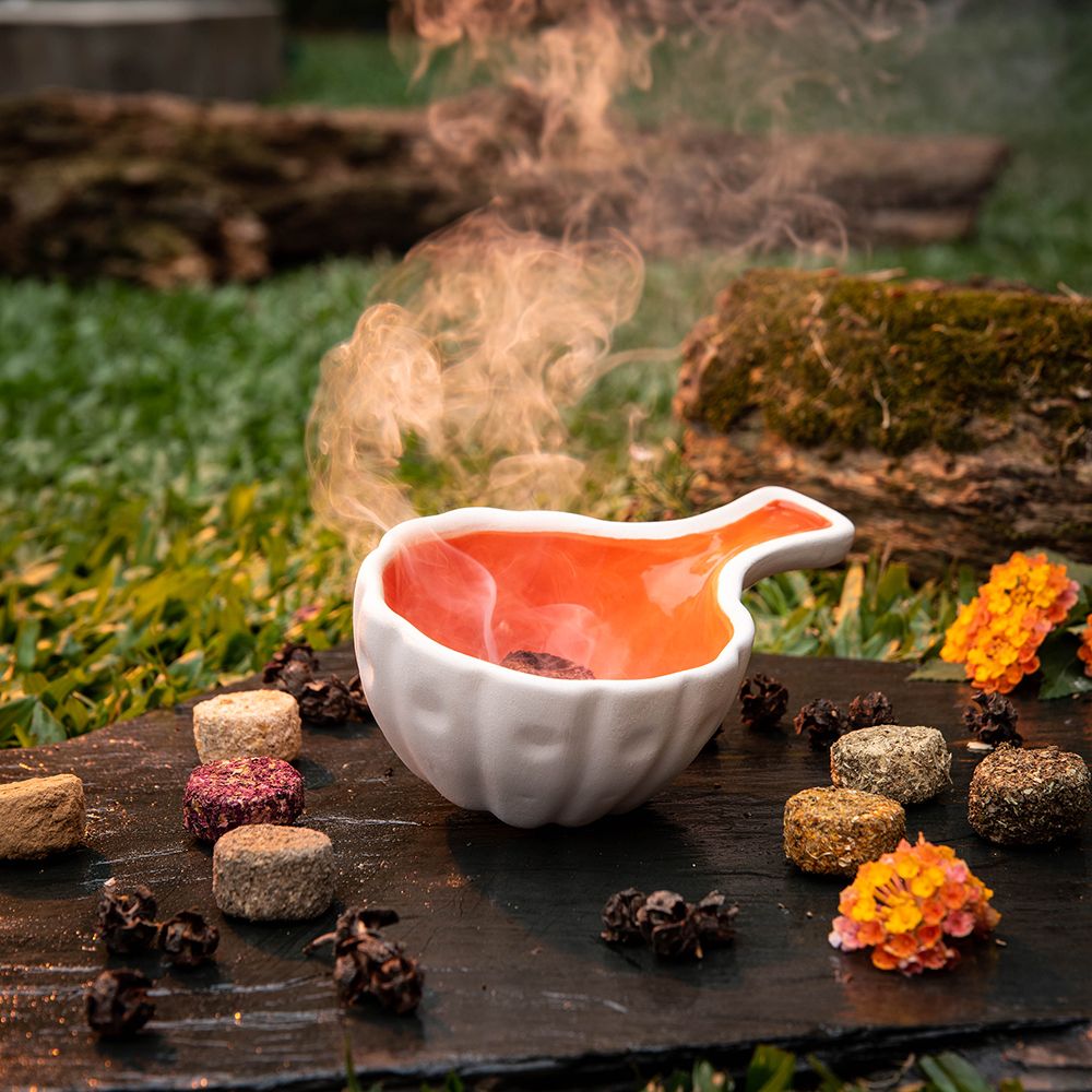 Charcoal Disks „7 Days of Cleaning, Räucherwerkscheiben 7 Tage Reinigung