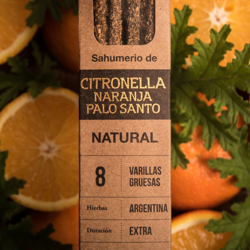 Citronella, Orange & Palo Santo Räucherstäbchen | Sagrada Madre