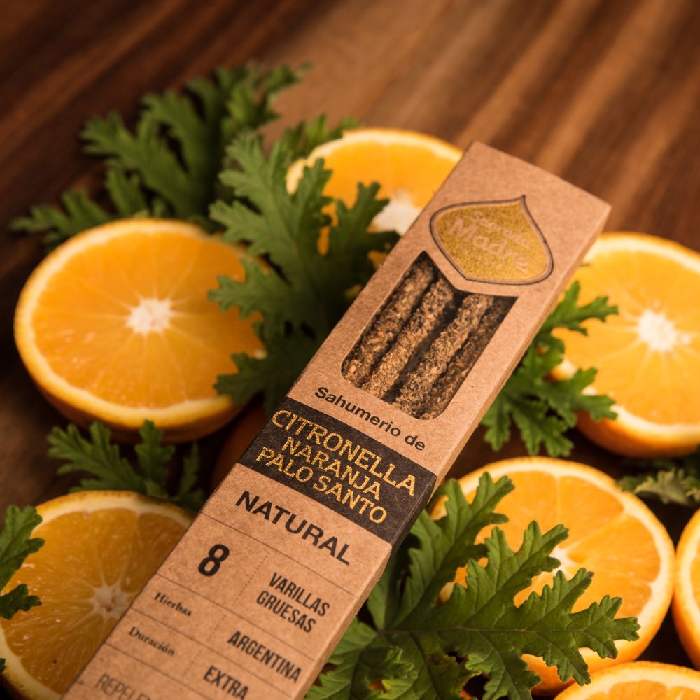 Citronella, Orange & Palo Santo Räucherstäbchen | Sagrada Madre
