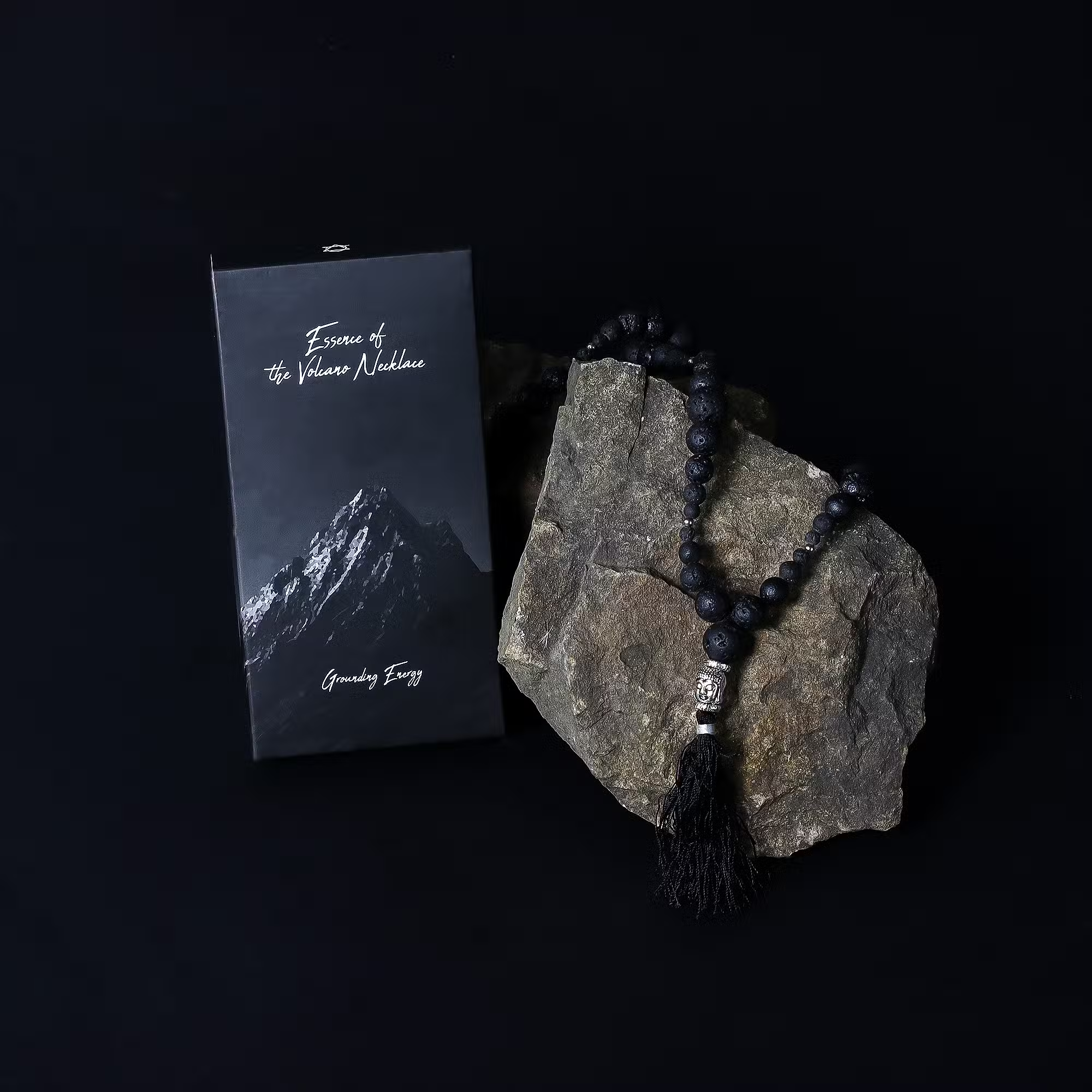 Essence of the Volcano Mala Kette – Erdende Energie
