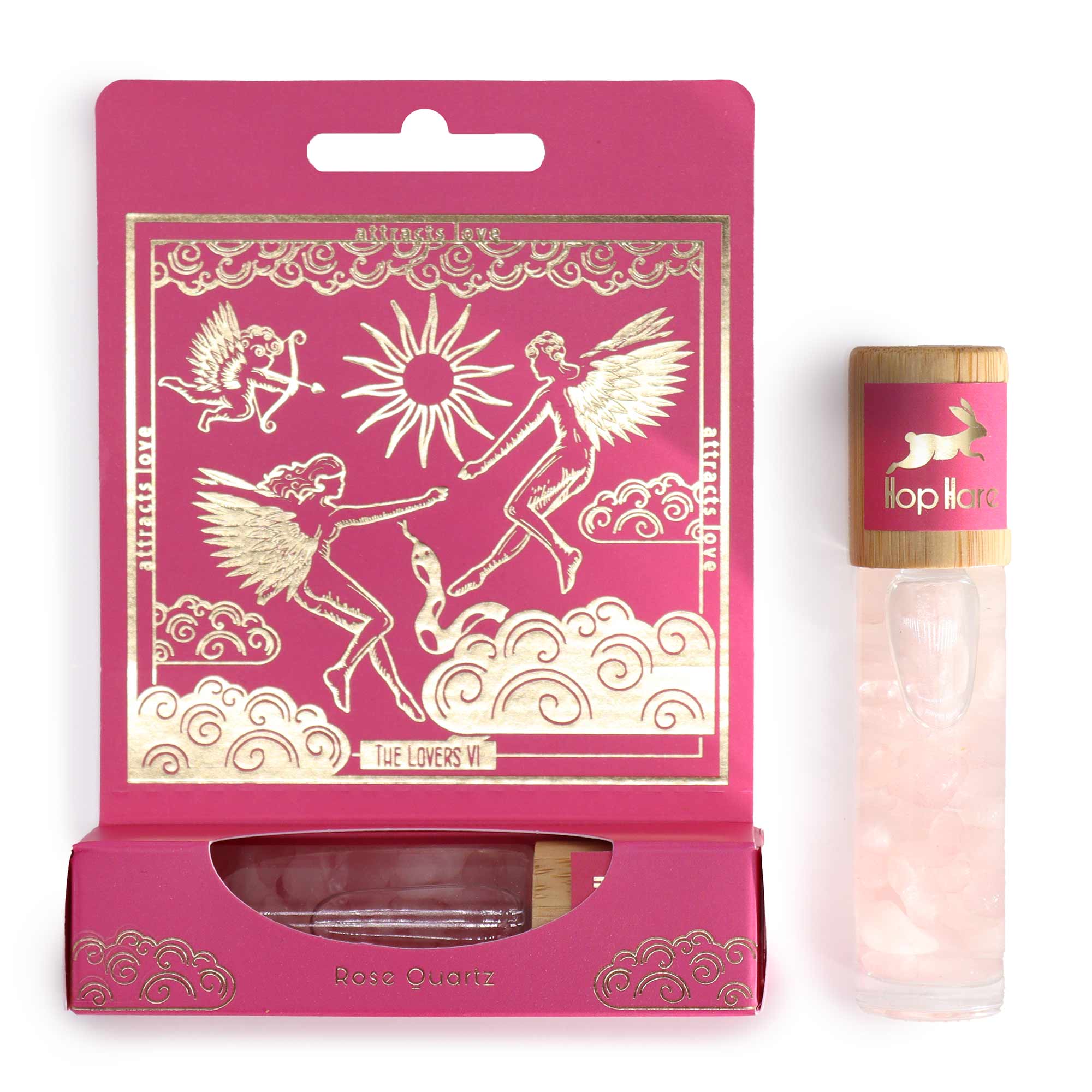 Hop Hare Essential Oil Gemstone Roll-On – The Lovers