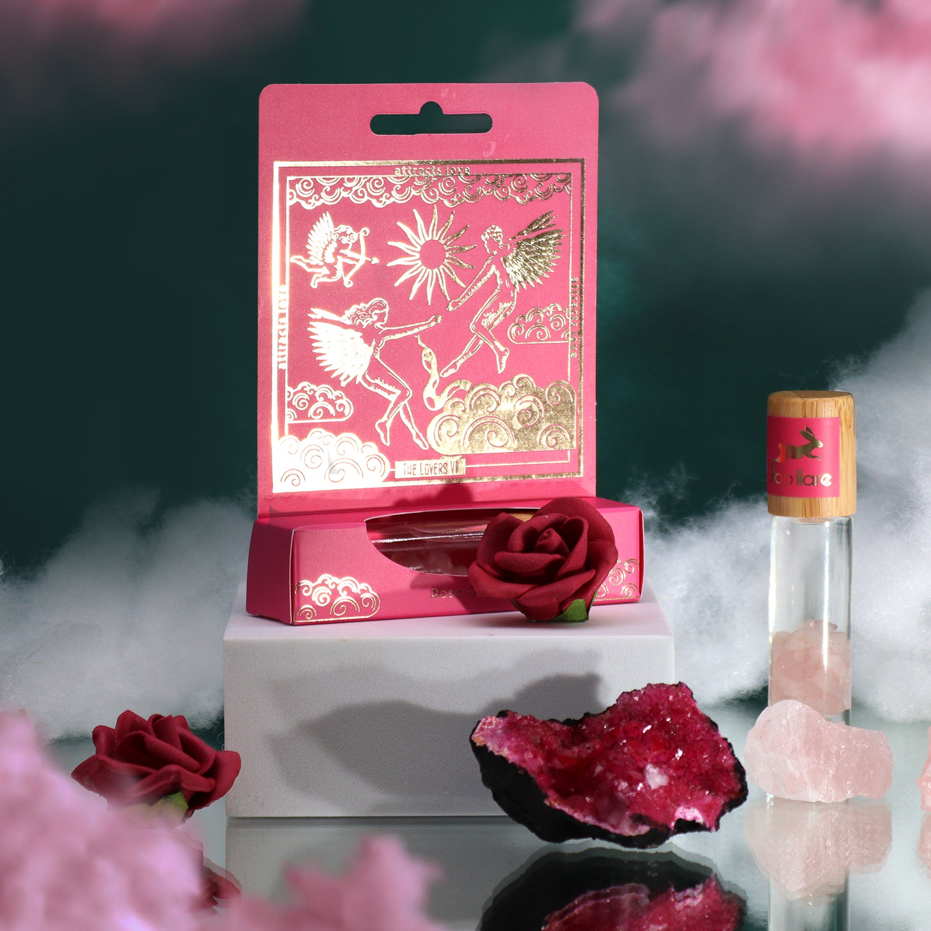 Hop Hare Essential Oil Gemstone Roll-On – The Lovers