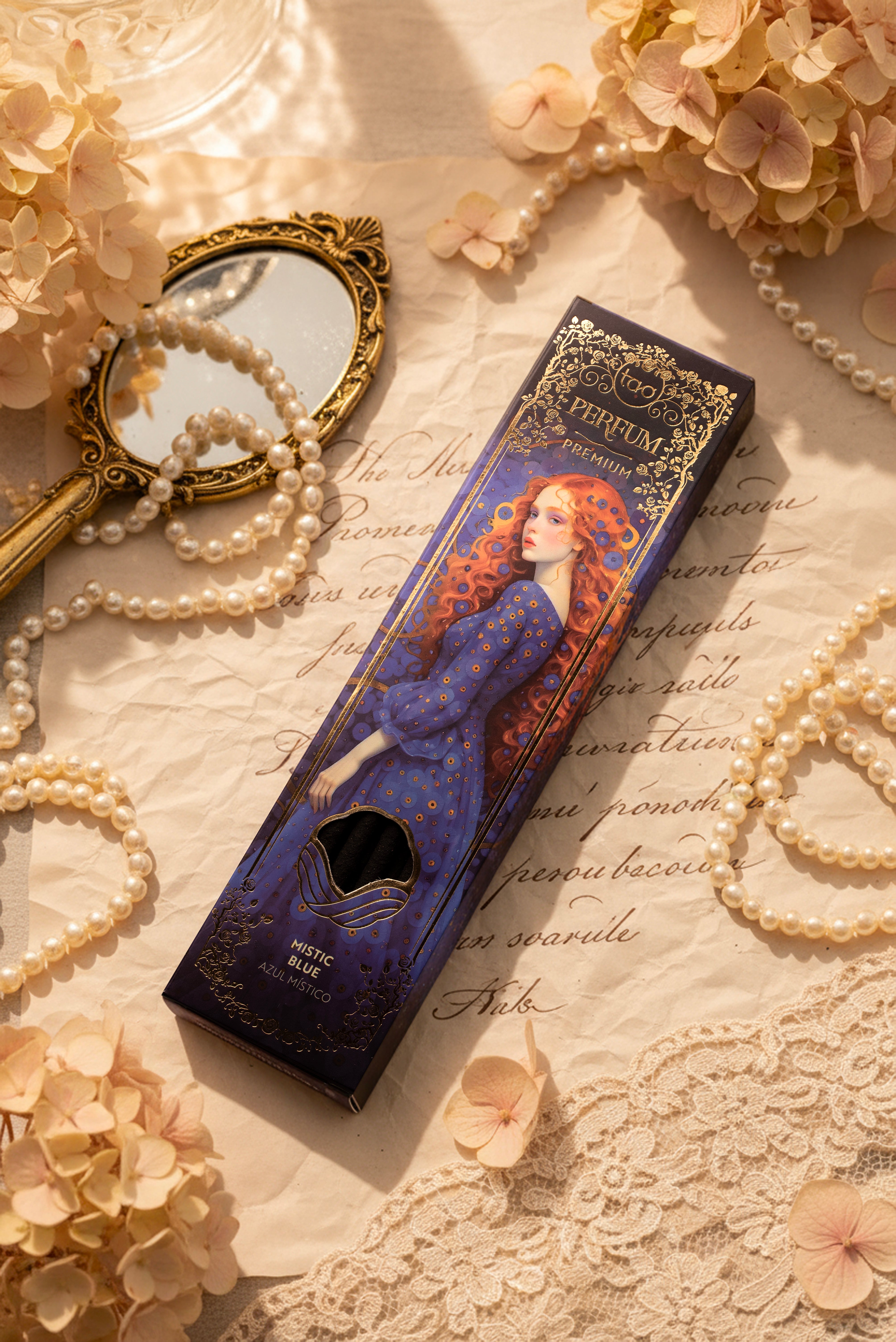 Sagrada Madre Tao Parfum Räucherstäbchen – Mystisches Blau