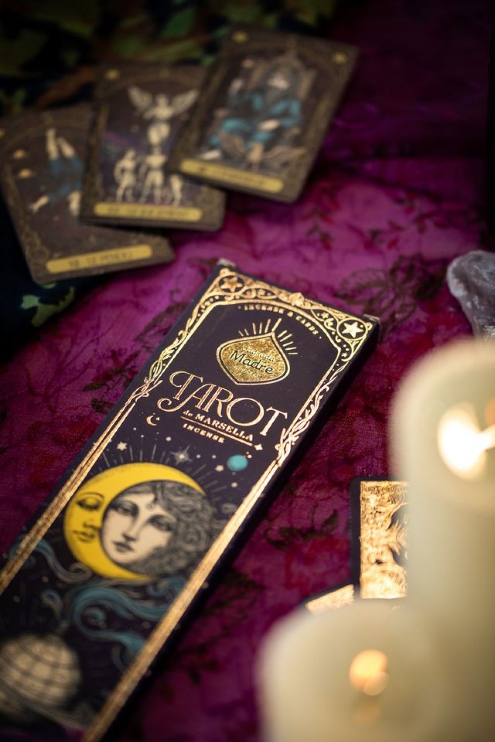 Sagrada Madre – Tarot von Marseille Räucherstäbchen – Nag Champa & Weihrauch - Meditation