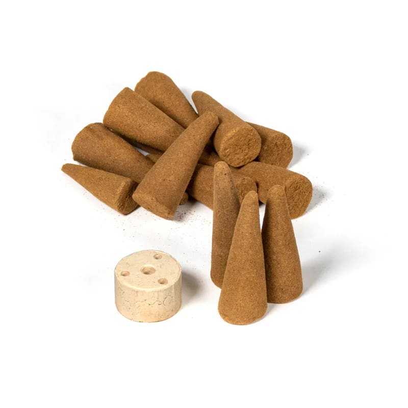 Organic Goodness Weihrauchduft Weihrauchkegel + Halter