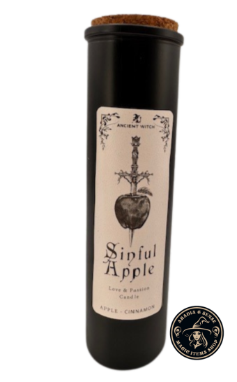 Magische Ritualkerze Sinful Apple – Hexenzauber für Liebe & Verführung