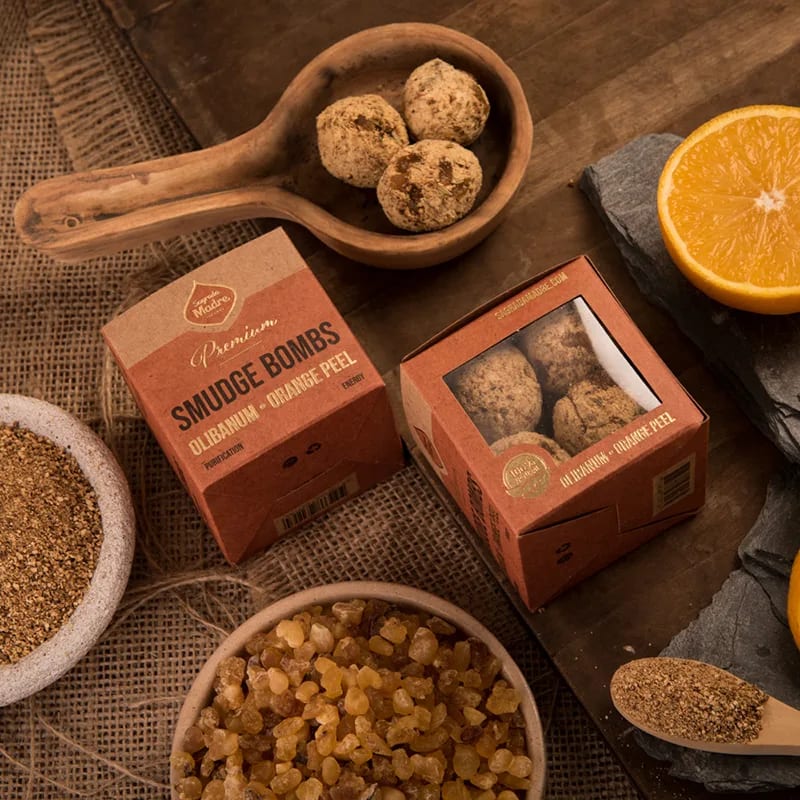 Sagrada Madre Premium Smudge Bomb Olibanum & Orange