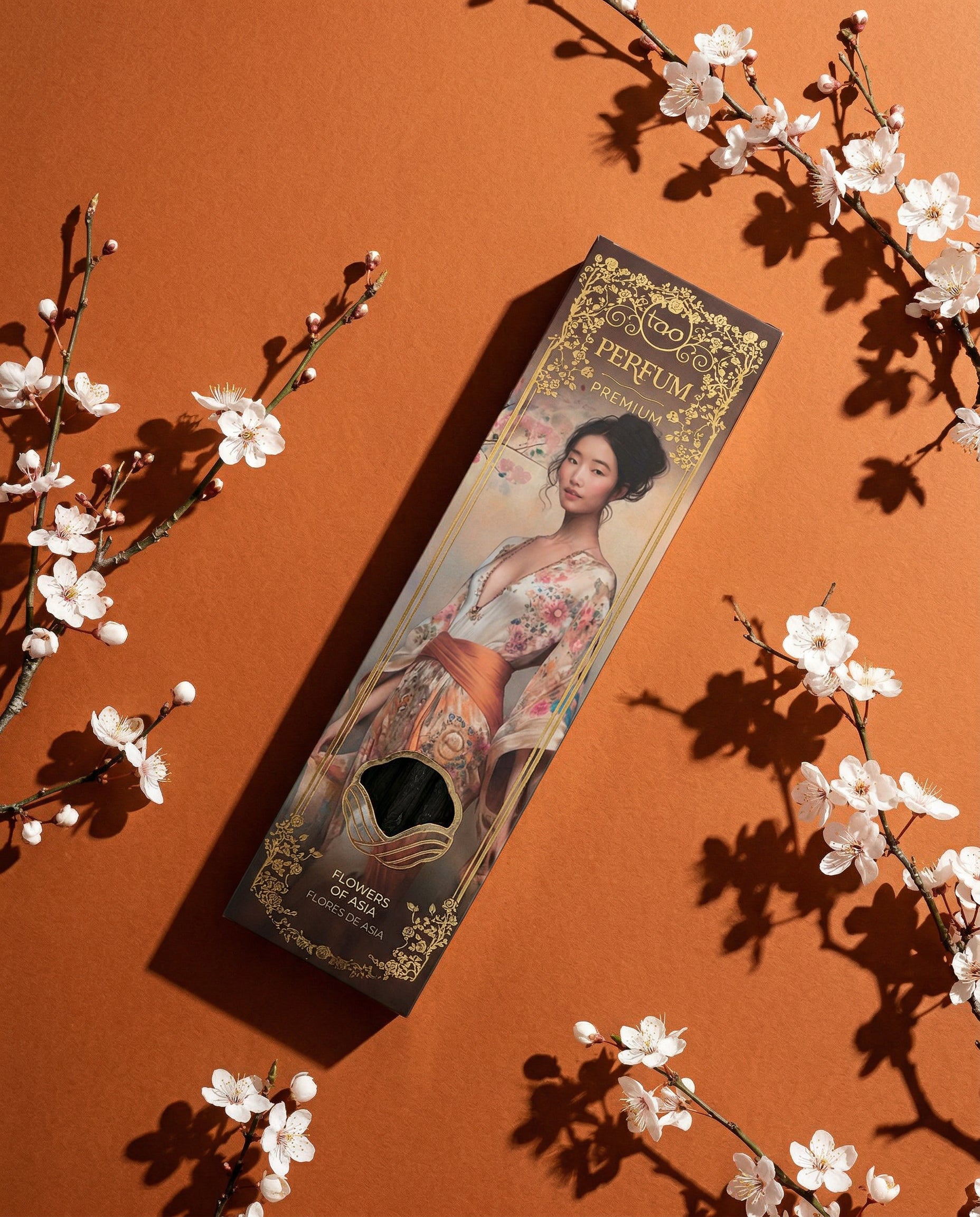 Sagrada Madre Tao Perfum Flowers of Asia, handgefertigte Räucherstäbchen für Harmonie, Frieden und sanfte Rückkehr zu dir selbst
