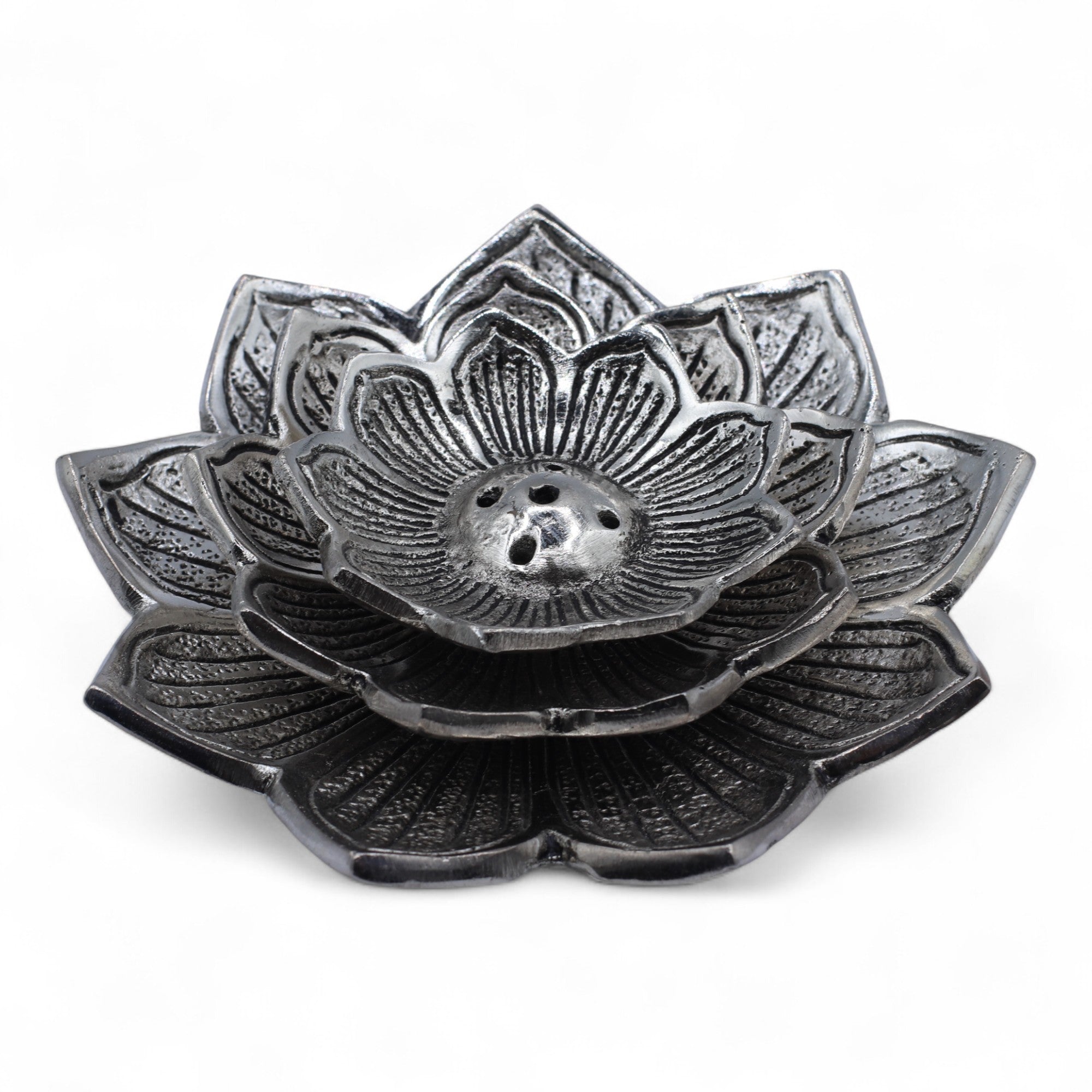 Dreifacher Lotus Räucherstäbchenhalter – Blüte der Klarheit